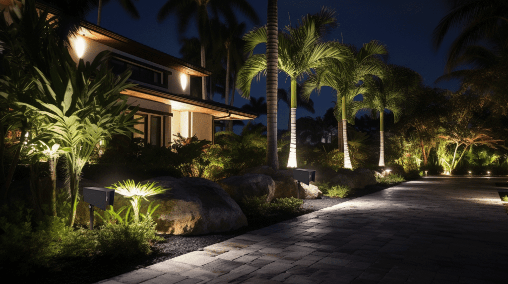 directional luxury outdoor lighting