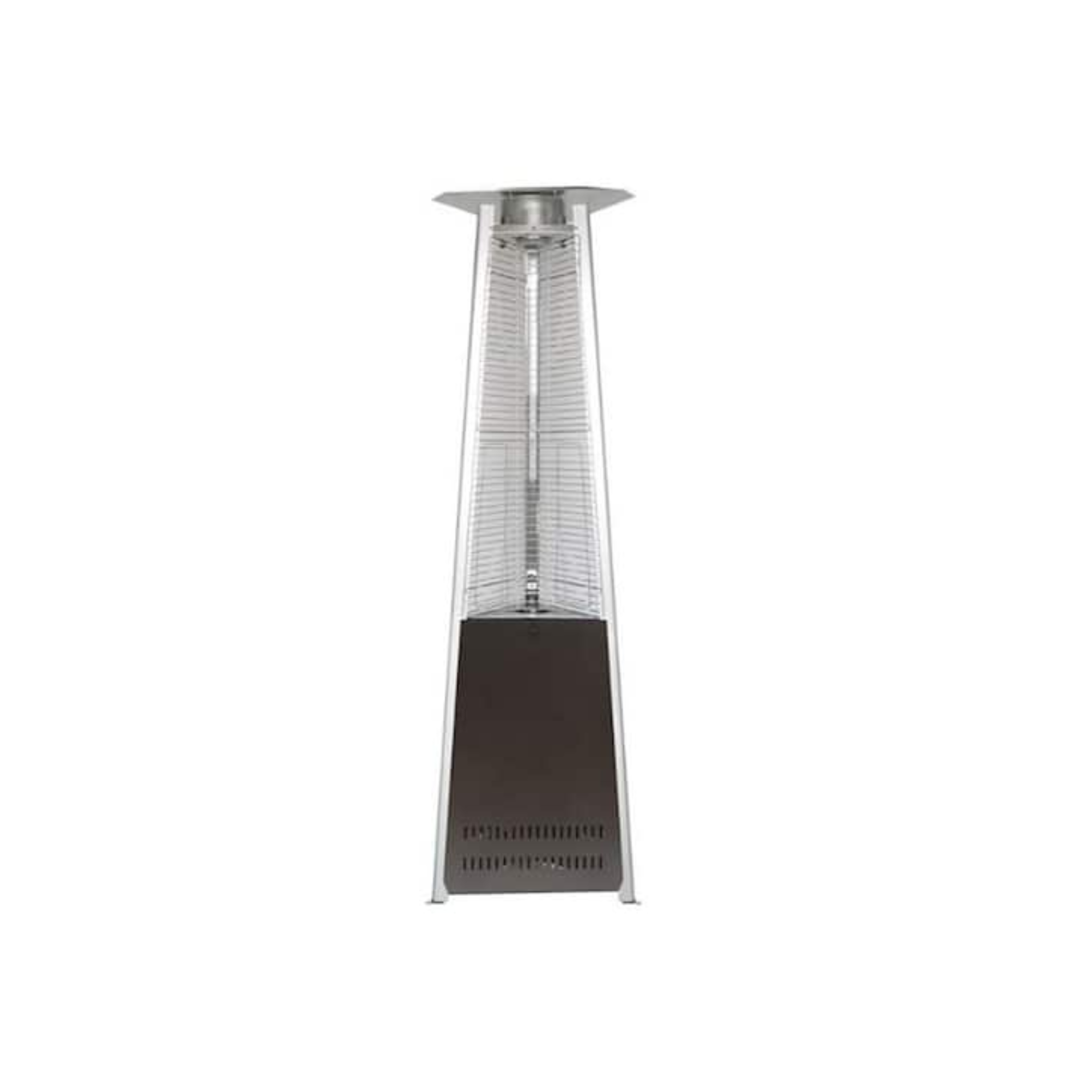 38000 -BTU Hammered bronze Steel Floorstanding Natural gas Patio Heater