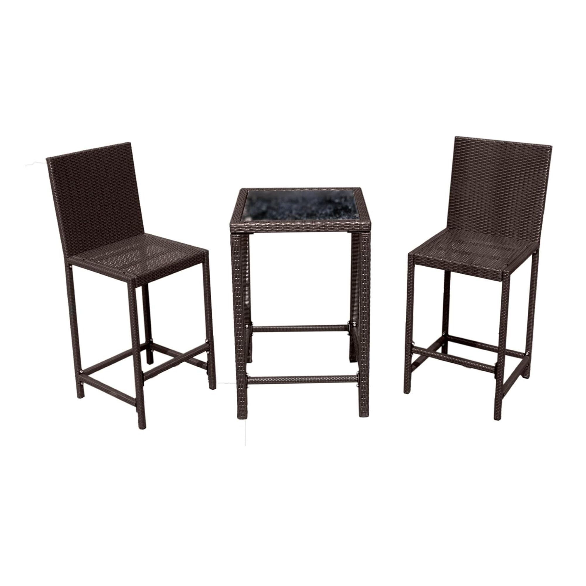 Resin Wicker Outdoor Bar Stool